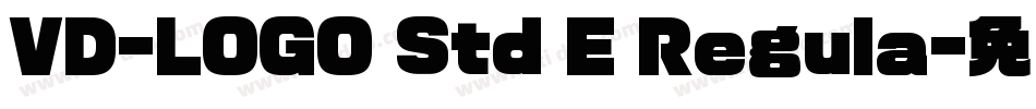VD-LOGO Std E Regula字体转换